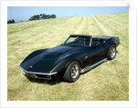 A 1969 Chevrolet Corvette Stingray in a field by Unknown