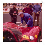 The Ferrari pit, Le Mans, France, 1965 by Unknown