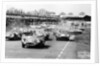 Scene at the start of a sports car race, Silverstone, Northamptonshire, (late 1950s?) by Maxwell Boyd