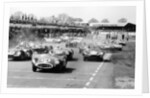 Scene at the start of a sports car race, Silverstone, Northamptonshire, (late 1950s?) by Maxwell Boyd