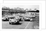 Scene at the start of a sports car race, Silverstone, Northamptonshire, (late 1950s?) by Maxwell Boyd