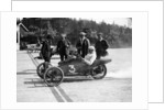 A 1914 Morgan at the starting line of a race by Anonymous