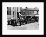 A line of Singer Le Mans 1.5 Litre TT cars, 1934 by Unknown
