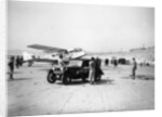Riley Kestrel and a Dragon aircraft on a beach, 1934 by Unknown