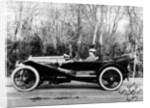 A man at the wheel of a Hispano-Suiza Alfonso XIII, 1914 by Unknown