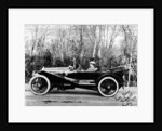 A man at the wheel of a Hispano-Suiza Alfonso XIII, 1914 by Unknown