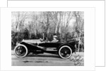 A man at the wheel of a Hispano-Suiza Alfonso XIII, 1914 by Unknown
