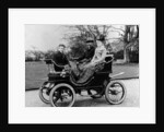 People in a De Dion Vis-a-Vis car, 1902 by Unknown