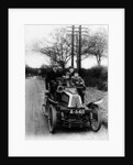 A man and boys in a De Dion car, 1908 by Unknown