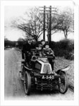 A man and boys in a De Dion car, 1908 by Unknown