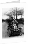 A man and boys in a De Dion car, 1908 by Unknown