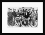 Bill Lacey and Tommy Atkins with a Norton bike, 1931 by Unknown