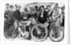 Bill Lacey and Tommy Atkins with a Norton bike, 1931 by Unknown