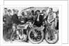 Bill Lacey and Tommy Atkins with a Norton bike, 1931 by Unknown