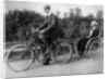A motorcycle with a trailer, c1903 by Unknown