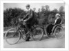 A motorcycle with a trailer, c1903 by Unknown