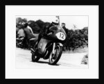 John Hartle winning the Isle of Man Junior TT, on an MV Agusta, 1960 by Unknown