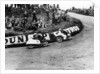 Rupert Hollaus on bike number 23, Carlo Ubbiali on bike number 7, 1954 by Unknown