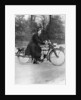 A woman on a Douglas motorbike by Anonymous