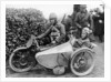 Freddie Dixon and passenger Walter Denny, Isle of Man sidecar TT race by Anonymous