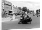 1922 Bradbury motorbike and sidecar, 1955 by Unknown