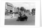 1922 Bradbury motorbike and sidecar, 1955 by Unknown