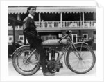 Syd Justien Tessier, on a 1910 Bat 3.5 Litre bike, (1910?) by Unknown