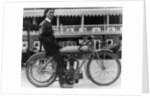 Syd Justien Tessier, on a 1910 Bat 3.5 Litre bike, (1910?) by Unknown