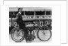 Syd Justien Tessier, on a 1910 Bat 3.5 Litre bike, (1910?) by Unknown