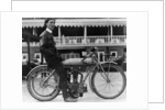Syd Justien Tessier, on a 1910 Bat 3.5 Litre bike, (1910?) by Unknown