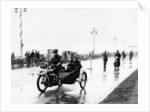 A Bat motorbike and sidecar taking part in the Pioneer Run, Brighton, 1913 by Unknown