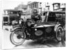 Woman riding a 1929 500cc AJS motorbike, (c1929?) by Unknown