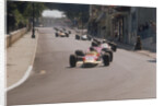 Graham Hill's Lotus leading John Surtees' Honda, Monaco Grand Prix, 1968 by Unknown