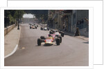 Graham Hill's Lotus leading John Surtees' Honda, Monaco Grand Prix, 1968 by Unknown