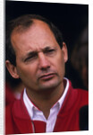 Ron Dennis, McLaren Formula 1 team manager, British Grand Prix, Silverstone, Northamptonshire, 1989 by Unknown
