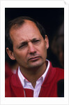 Ron Dennis, McLaren Formula 1 team manager, British Grand Prix, Silverstone, Northamptonshire, 1989 by Unknown