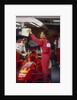 Michael Schumacher with Ferrari, British Grand Prix, Silverstone, Northamptonshire, 1997 by Unknown