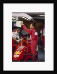 Michael Schumacher with Ferrari, British Grand Prix, Silverstone, Northamptonshire, 1997 by Unknown