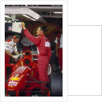 Michael Schumacher with Ferrari, British Grand Prix, Silverstone, Northamptonshire, 1997 by Unknown
