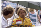 Keke Rosberg at the British Grand Prix, Brands Hatch, Kent, 1982 by Unknown