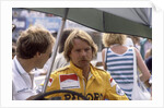 Keke Rosberg at the British Grand Prix, Brands Hatch, Kent, 1982 by Unknown
