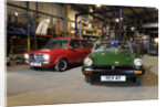 Austin Mini 1275 GT 1980 and MG Midget 1979 by Simon Clay