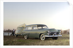 Ford Ranch wagon with kom pack trailer 1952 by Simon Clay