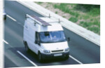 Ford transit van driving along M27 Motorway, 2002 by Unknown