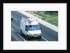 Ford transit van driving along M27 Motorway, 2002 by Unknown