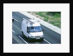 Ford transit van driving along M27 Motorway, 2002 by Unknown
