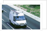 Ford transit van driving along M27 Motorway, 2002 by Unknown