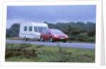 2002 Citroen C5 hdi towing a caravan by Unknown