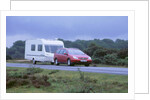 2002 Citroen C5 hdi towing a caravan by Unknown