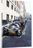 Motorcycle parking area, London 1999 by Unknown